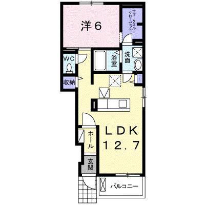 コンソラータ　Ⅱ 103【管理NO：1-022669102-01030】 ★家具家電は申し込み後に搬入しますの物件画像
