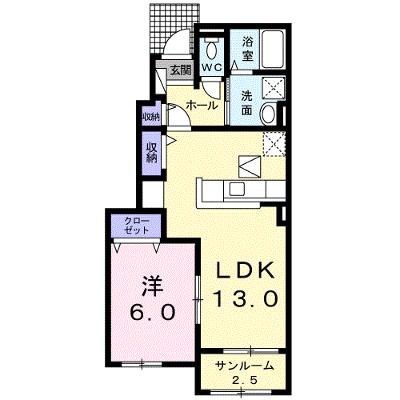 ローズハウス　ＯＺ　Ⅲ 102【管理NO：1-020550102-01020】 ★家具家電は申し込み後に搬入しますの物件画像