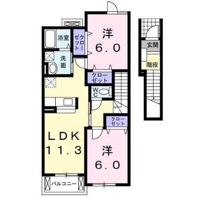 ステラ・Ｋ　Ⅱ 205【管理NO：1-013363502-02040】 ★家具家電は申し込み後に搬入しますの物件画像