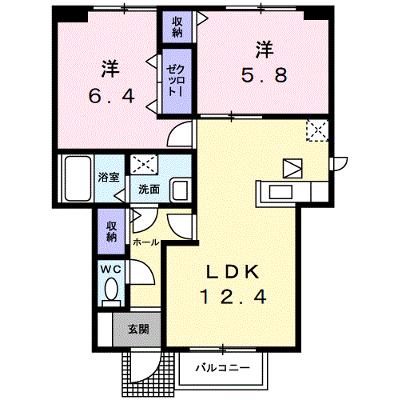 エトワール・シャン 103【管理NO：1-013356501-01030】 ★家具家電は申し込み後に搬入します★の物件画像