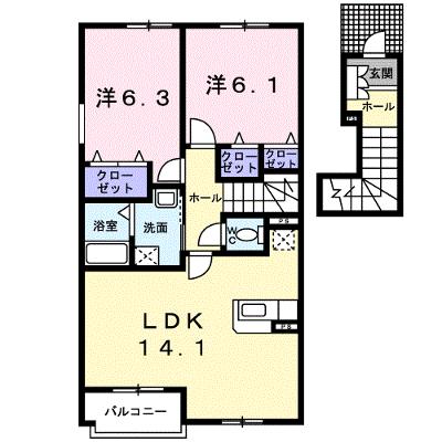 ピクシー　ヒルズ　Ｂ 203【管理NO：1-013241002-02030】 ★家具家電は申し込み後に搬入しますの物件画像