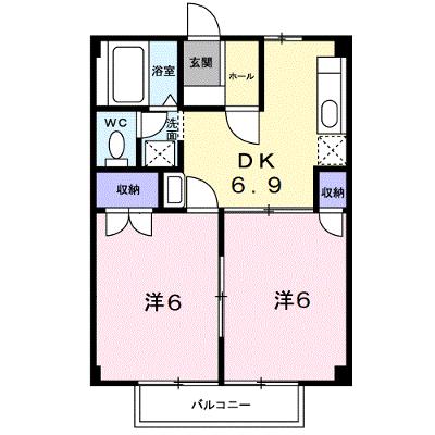 サンシャイン赤尾台 203【管理NO：1-006587101-02030】 ★家具家電は申し込み後に搬入します 2026年07月中旬入居可能の物件画像