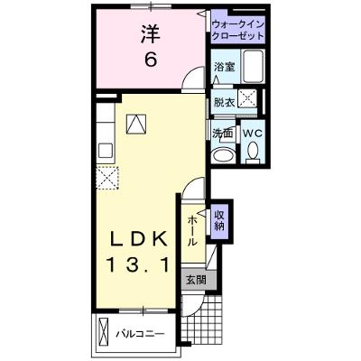 Ｐｅｔｉｔ　Ａｎｇｅ　Ⅱ 101【管理NO：1-017069402-01010】 ★家具家電は申し込み後に搬入します★の物件画像