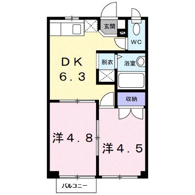 シティハイツ八王子 2C【管理NO：1-004939701-02030】 ★家具家電は申し込み後に搬入します★の物件画像