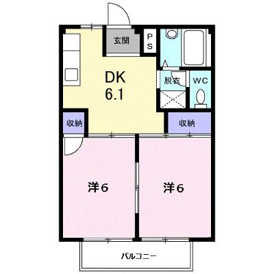 ニューライフコーポＩＴＯ 2B【管理NO：1-002462301-02020】 ★家具家電は申し込み後に搬入しますの物件画像
