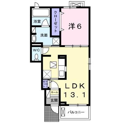 ベルハウス尾平 105【管理NO：1-022944401-01040】 ★家具家電は申し込み後に搬入します 2026年07月中旬入居可能の物件画像