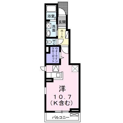 ヴィラ　ル　パン 105【管理NO：1-022812701-01040】 ★家具家電は申し込み後に搬入しますの物件画像