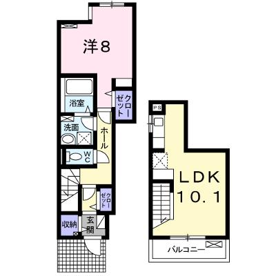 メゾン　デュ　ベル　アルブル 101【管理NO：1-021335801-01010】 ★家具家電は申し込み後に搬入します★の物件画像