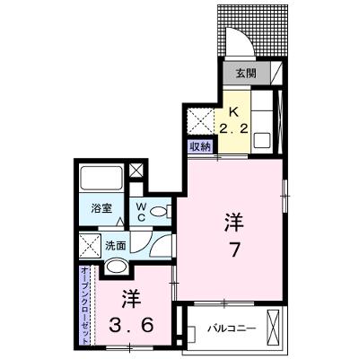 シュエット・エムＡ 101【管理NO：1-020890101-01010】 ★家具家電は申し込み後に搬入します★の物件画像