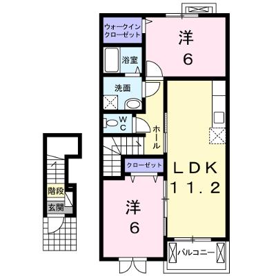 Ｐｅｔｉｔ　Ａｎｇｅ　Ⅱ 203【管理NO：1-017069402-02030】 ★家具家電は申し込み後に搬入します★の物件画像