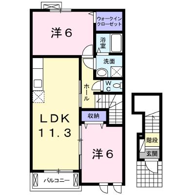 シャトーアンジュ 201【管理NO：1-016468801-02010】 ★家具家電は申し込み後に搬入しますの物件画像