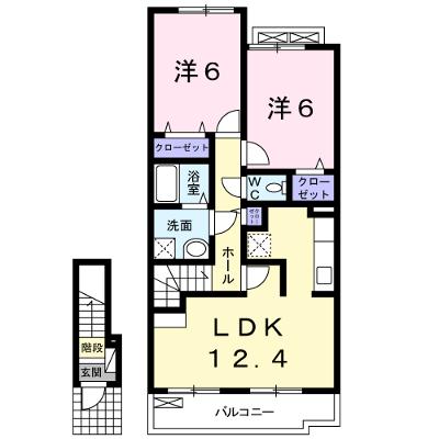 クレーストⅠ 203【管理NO：1-015893901-02030】 ★家具家電は申し込み後に搬入します★の物件画像