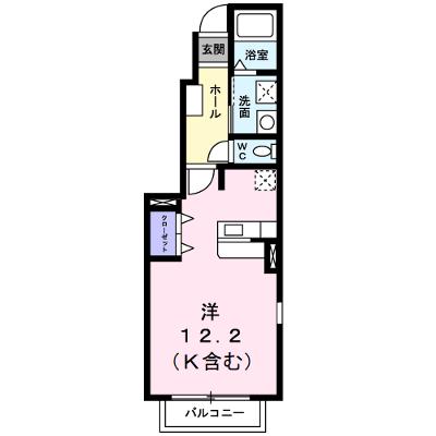 エスポワールドゥ白山 101【管理NO：1-014312401-01010】 ★家具家電は申し込み後に搬入します★の物件画像