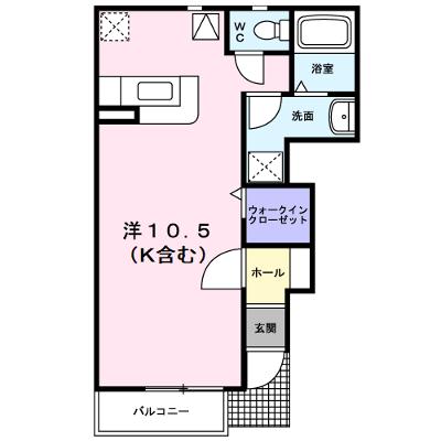 ヴェルサン　ヴィラ 102【管理NO：1-012740701-01020】 ★家具家電は申し込み後に搬入しますの物件画像
