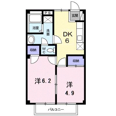 ファミールアイⅠ 102【管理NO：1-009595101-01020】 ★家具家電は申し込み後に搬入しますの物件画像