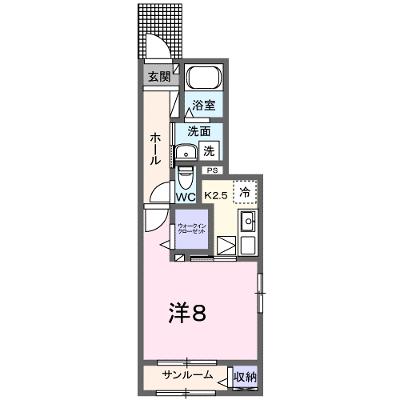 アークリヴェールⅣ（クワトロ） 101【管理NO：1-027473701-01010】 ★家具家電は申し込み後に搬入します★の物件画像