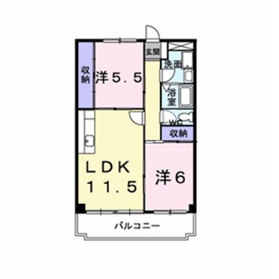 ル・ポール三日市 2-B【管理NO：1-002896101-02020】 ★家具家電は申し込み後に搬入しますの物件画像
