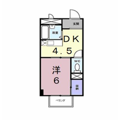 サクセスタウン岸岡　Ｂ 2-B【管理NO：1-099113501-02020】 ★家具家電は申し込み後に搬入しますの物件画像