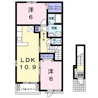 エスポワール・Ｅ 201【管理NO：1-023915202-02010】 ★家具家電は申し込み後に搬入しますの物件画像