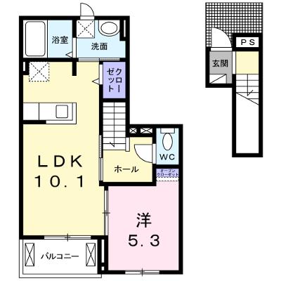 コートハウス安塚 204【管理NO：1-019651401-02040】 ★家具家電は申し込み後に搬入します★ ★2026年11月中旬入居可能★の物件画像