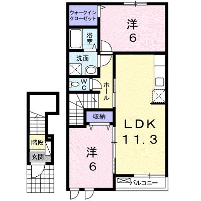 Ｓｕｎ　ｅａｓｔ 202【管理NO：1-016393002-02020】 ★家具家電は申し込み後に搬入します★ ★2026年08月下旬入居可能★の物件画像