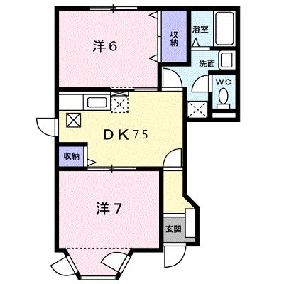 グランドールＫ　Ⅱ 101【管理NO：1-009326202-01010】 ★家具家電は申し込み後に搬入しますの物件画像