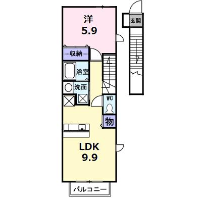 プティ・シャトー　Ｂ棟 201【管理NO：1-013622102-02010】 ★家具家電は申し込み後に搬入します 2026年08月中旬入居可能の物件画像