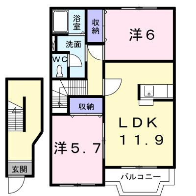 カーサ・エテルノ　Ａ棟 202【管理NO：1-010465401-02020】 ★家具家電は申し込み後に搬入します 2026年08月中旬入居可能の物件画像
