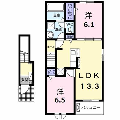 グランデ 205【管理NO：1-028724301-02040】 ★家具家電は申し込み後に搬入します 2026年10月上旬入居可能の物件画像
