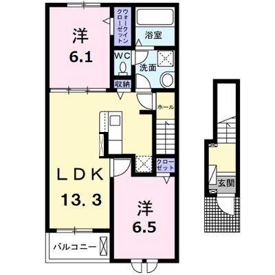 グランデ 202【管理NO：1-028724301-02020】 ★家具家電は申し込み後に搬入します 2026年10月上旬入居可能の物件画像