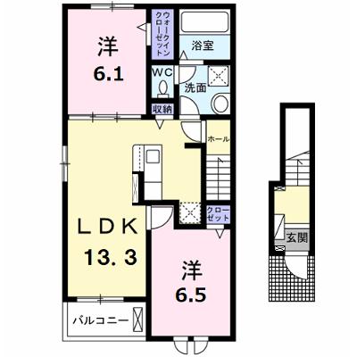 ラ・ルミエール　Ｂ 201【管理NO：1-028165302-02010】 ★家具家電は申し込み後に搬入します 2026年09月下旬入居可能の物件画像