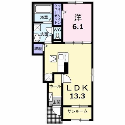グランドニューファイブⅡ 103【管理NO：1-027152502-01030】 ★家具家電は申し込み後に搬入しますの物件画像
