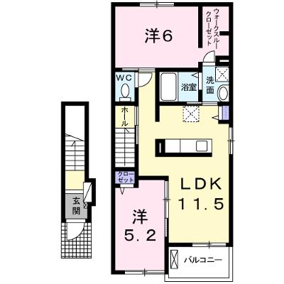 イーストヒル 205【管理NO：1-023783401-02040】 ★家具家電は申し込み後に搬入します 2026年08月中旬入居可能の物件画像