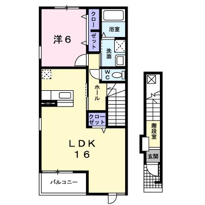 クラージュ　Ｅ棟 201【管理NO：1-014013802-02010】 ★家具家電は申し込み後に搬入しますの物件画像