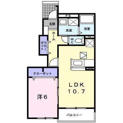 クラージュ　Ｄ棟 103【管理NO：1-014013801-01030】 ★家具家電は申し込み後に搬入しますの物件画像