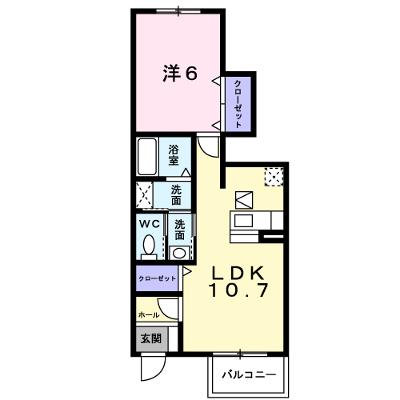 レットル・ダムール　Ａ棟 102【管理NO：1-013422301-01020】 ★家具家電は申し込み後に搬入しますの物件画像