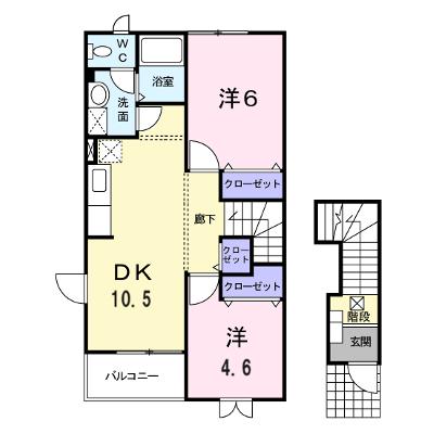 カーサ・アルコバレーノ 201【管理NO：1-011118501-02010】 ★家具家電は申し込み後に搬入します 2026年07月中旬入居可能の物件画像