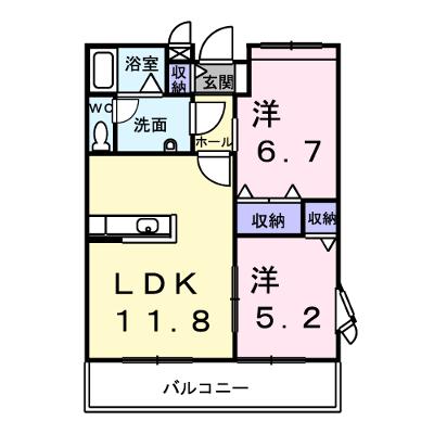 メリー・エンジェル 201【管理NO：1-010871001-02010】 ★家具家電は申し込み後に搬入します 2026年08月下旬入居可能の物件画像