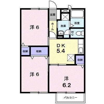 ウエストコート船江山 203【管理NO：1-006527401-02030】 ★家具家電は申し込み後に搬入しますの物件画像