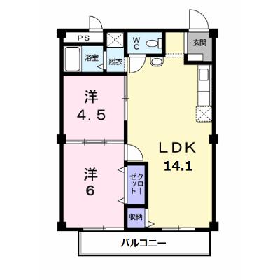 メゾンボヌール 2E【管理NO：1-002224901-02050】 ★家具家電は申し込み後に搬入します★の物件画像