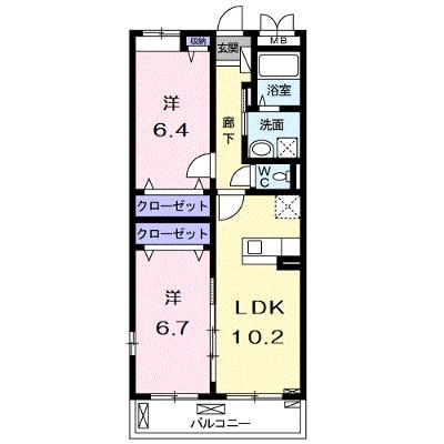 Ｒｉｒｉａ　Ⅶ６ 208【管理NO：1-021621901-02080】 ★家具家電は申し込み後に搬入します 2026年07月中旬入居可能の物件画像
