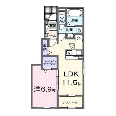 ヴァンヴェール彦根ＲＳ 101【管理NO：1-028477402-01010】 ★家具家電は申し込み後に搬入します 2026年09月下旬入居可能の物件画像