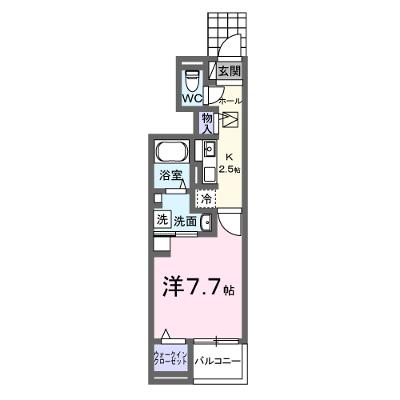 アップフィールド　共栄　Ⅲ 104【管理NO：1-028400401-01040】 ★家具家電は申し込み後に搬入しますの物件画像