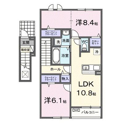 セレスティアⅡ 202【管理NO：1-028261102-02020】 ★家具家電は申し込み後に搬入します 2026年08月下旬入居可能の物件画像