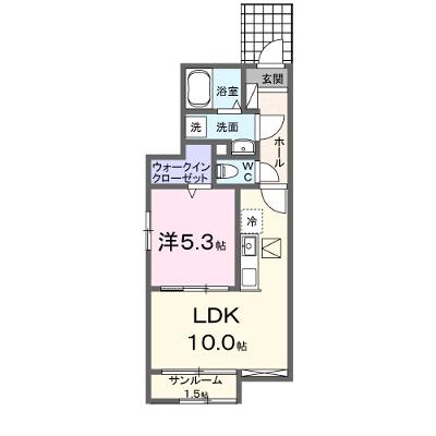 ルミエール－Ｄ 105【管理NO：1-028183501-01050】の物件画像