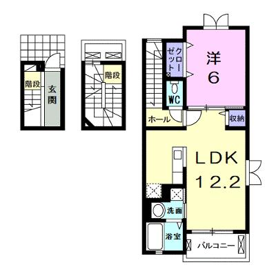 ラ・エトワール 301【管理NO：1-019896501-03010】 ★家具家電は申し込み後に搬入しますの物件画像