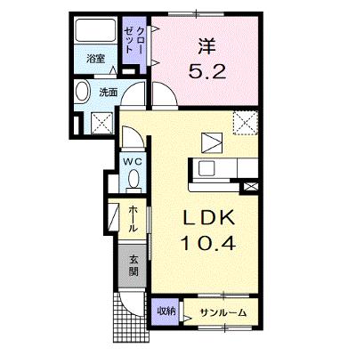 サンリットハウス 103【管理NO：1-017504001-01030】 ★家具家電は申し込み後に搬入しますの物件画像