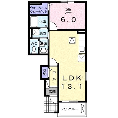 クレール聖徳Ａ 104【管理NO：1-017499201-01040】の物件画像