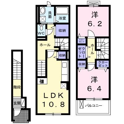 ラビットレジデンス 205【管理NO：1-017397801-02050】 ★家具家電は申し込み後に搬入します 2026年07月上旬入居可能の物件画像