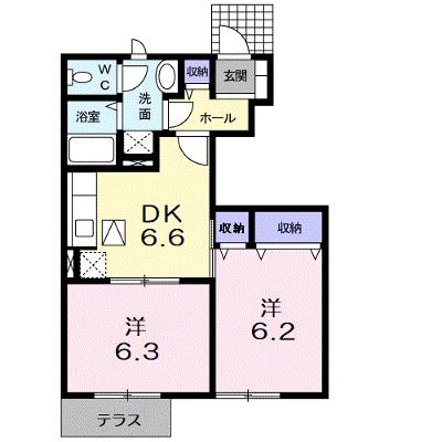 メリーディエース 103【管理NO：1-010790801-01030】 ★家具家電は申し込み後に搬入しますの物件画像